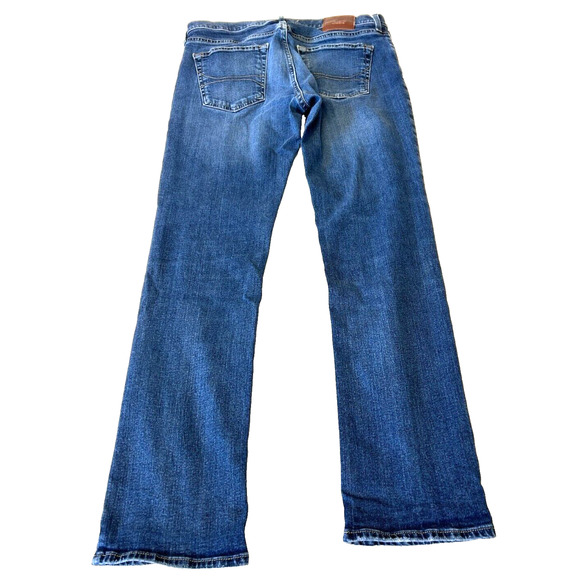 Hollister Men’s Epic Flex Slim Straight Jeans 33x32 Blue Stretch - Picture 2 of 9